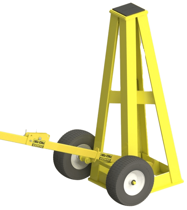 Hydra-Tech Tall Railcar Support Stand 40 Tons